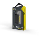 Ksix prijenosna baterija za punjenje 5000 mAh, magnetsko punjenje, PD 20W, USBC | shoptok.hr