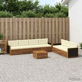  Set vanjskih sofa 8 pcs Prirodna i krem 79 x 79 x 37 cm | shoptok.hr