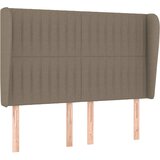  Uzglavlje s ušima smeđesivo 147x23x118/128 cm od tkanine | shoptok.hr