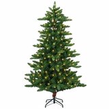  Umjetno božićno drvce 210 cm 300 LED lampica Topla bijela - 210 cm s LED svjetlima | shoptok.hr