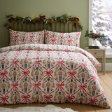 Catherine Lansfield Posteljina za bračni krevet u prirodnoj boji 200x200 cm Christmas Nutcracker Bows – | shoptok.hr