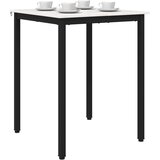  Stol za objedovanje Bijelo 60 x 60 x 75 cm Čvrsto borovo drvo | shoptok.hr