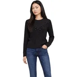 Puloverji MAGLIA CHIUSA TF6187 MA25S Črna