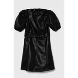 Guess Otroška obleka črna barva, J4YK21 WE8D0