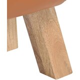  Klupa 110 x 30 x 45 cm Prava koža Smeđa | shoptok.hr