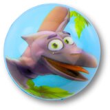  Pjenasta loptica za igru sa motivom dinosaura 6.5 cm - uzorak odabiremo nasumično | Shoptok.si
