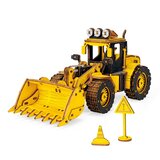 Rock drveni građevinski set buldožer, žuti | ePonuda.com