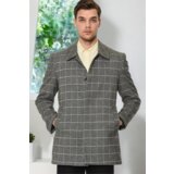 Dewberry PLT8206 MEN'S COAT-PLAID GREY Cene