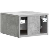  Stenski nočni omarici 2 pcs Betonsko siva 33 x 34,5 x 20 cm, (5000209517) | Shoptok.si