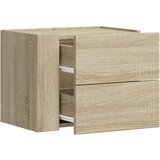  Zidni noćni ormarići 2 kom boja hrasta sonome 45x30x35 cm Smeđa | shoptok.hr