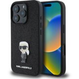 Karl Lagerfeld Originalen ovitek iPhone 16 Pro - Glitter IML NFT Iconic - črn ovitek z bleščicami- KLHCP16LGKNPSK, (21643038) | Shoptok.si