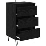  Kreveta Crni hrast 40 x 35 x 70 cm Obrađeno drvo i čelik | shoptok.hr
