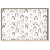  Slika - Rainbows After the Storm - Rainbows of Various Sizes in Pastel Hues Among Rain Clouds in a Gray-Blue Shade 90x60 U priro | shoptok.hr