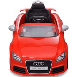 RS Audi TT RS električni avto za otroke z dalinjcem rdeče barve | Shoptok.si