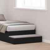  Nočne omarice Črni MDF Les 100 x 36.5 x 16.5 cm Nočna omarica, (22008243) | Shoptok.si