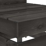  Srednja vrtna sofa od paleta od sivo impregnirane borovine | shoptok.hr