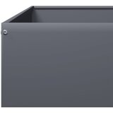  Povišena vrtna gredica antracit 100x100x41 cm od čelika | Eponuda.ba
