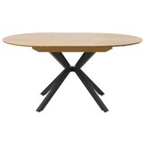 Unique Furniture Okrogla raztegljiva jedilna miza z dodatno ploščo ø 120 cm Cesura – | Shoptok.si