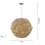 PAUL NEUHAUS 2019-12 - Luster na sajli SAREA 15xG9/40W/230V zlatna | Eponuda.com