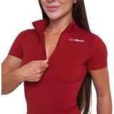 GymBeam ženska majica Ignite Cropped Dark Red 92170