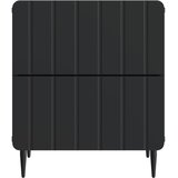  Noćni ormar Crna 43 x 34,5 x 49,5 cm Konstruirano drvo | shoptok.hr