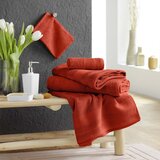 Douceur d intérieur Opečnato oranžna frotirna bombažna brisača 30x50 cm Tendresse – | Shoptok.si