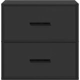  Zidni noćni ormarić crni 40x31x39,5 cm | shoptok.hr