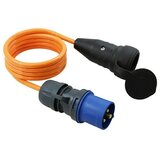Commel Spojni kabel CEE/šuko MarineFlex (16 A, 230 V, 3.500 W, 1,5 m, oranžen) | Shoptok.si
