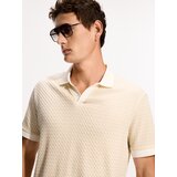 Reserved Regular fit polo-majica - bež | shoptok.hr