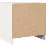 vidaXL Nočna omarica 2 kosa bela 40x30,5x40 cm trdna borovina | Shoptok.si