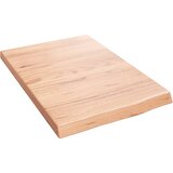 vidaXL Zidna polica svjetlosmeđa 40 x 60 x 4 cm od obrađene hrastovine Cijene