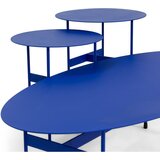 Spinder Design Plavi metalni stolić za kavu 39x120 cm Mira – | shoptok.hr