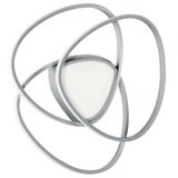  Ondaluce - LED prigušiva plafonsko svetlo ROSE LED/60W/230V 50x54 cm srebrna | Eponuda.com