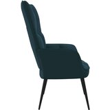  Stol za sproščanje moder žamet, (20821667) | Shoptok.si