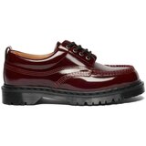Dr. Martens Čevlji Derby Mocassins Lowell cuir verni Rdeča Cene