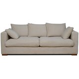 Scandic Bež sedežna garnitura iz rebrastega žameta 220 cm Comfy – Cene