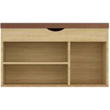 vidaXL klupa za cipele s jastukom boja hrasta 80 x 30 x 47 cm iverica | shoptok.hr
