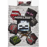 Aurora Set dečje posteljine Minecraft, 140x200, Sivi | Eponuda.ba