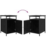 vidaXL Noćni ormar Crni hrast 40 x 42 x 60cm Konstruirano drvo | shoptok.hr