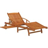  Ležalnik 2 kosa trden akacijev les, (20663067) | Shoptok.si