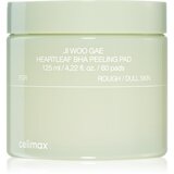 celimax Ji Woo Gae Heartleaf BHA Peeling Pad eksfolijacijske blazinice s umirujućim djelovanjem 60 kom | shoptok.hr
