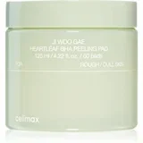 Ji Woo Gae Heartleaf BHA Peeling Pad eksfolijacijske blazinice s umirujućim djelovanjem 60 kom