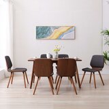 vidaXL Blagovaonske stolice od tkanine 6 kom sive | shoptok.hr