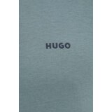 Hugo Bombažna kratka majica zelena barva | Shoptok.si