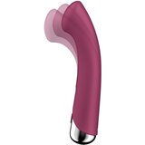 Satisfyer Spinning G-Spot 1 - vibrator za G-točku s rotirajućom glavom (crveni) | shoptok.hr