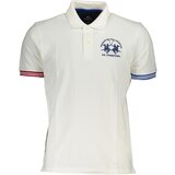 La Martina MEN&#39;S WHITE SHORT SLEEVE POLO SHIRT Cene