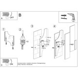 Nice Lamps Bijela zidna lampa Veronica – | shoptok.hr