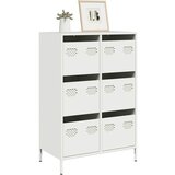 Furnova Visoka omara bela 68x39x101,5 cm jeklo, (21954765) Cene