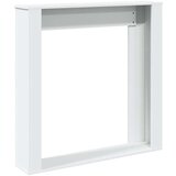 vidaXL Okvir za kamin bel 100x20x100 cm inženirski les | Shoptok.si