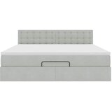  Otomanski krevet s madracem&LED 160x200 cm baršunasti | Eponuda.ba